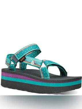 RARE Teva Flatform Universal Sandal Unicorn Waterfall